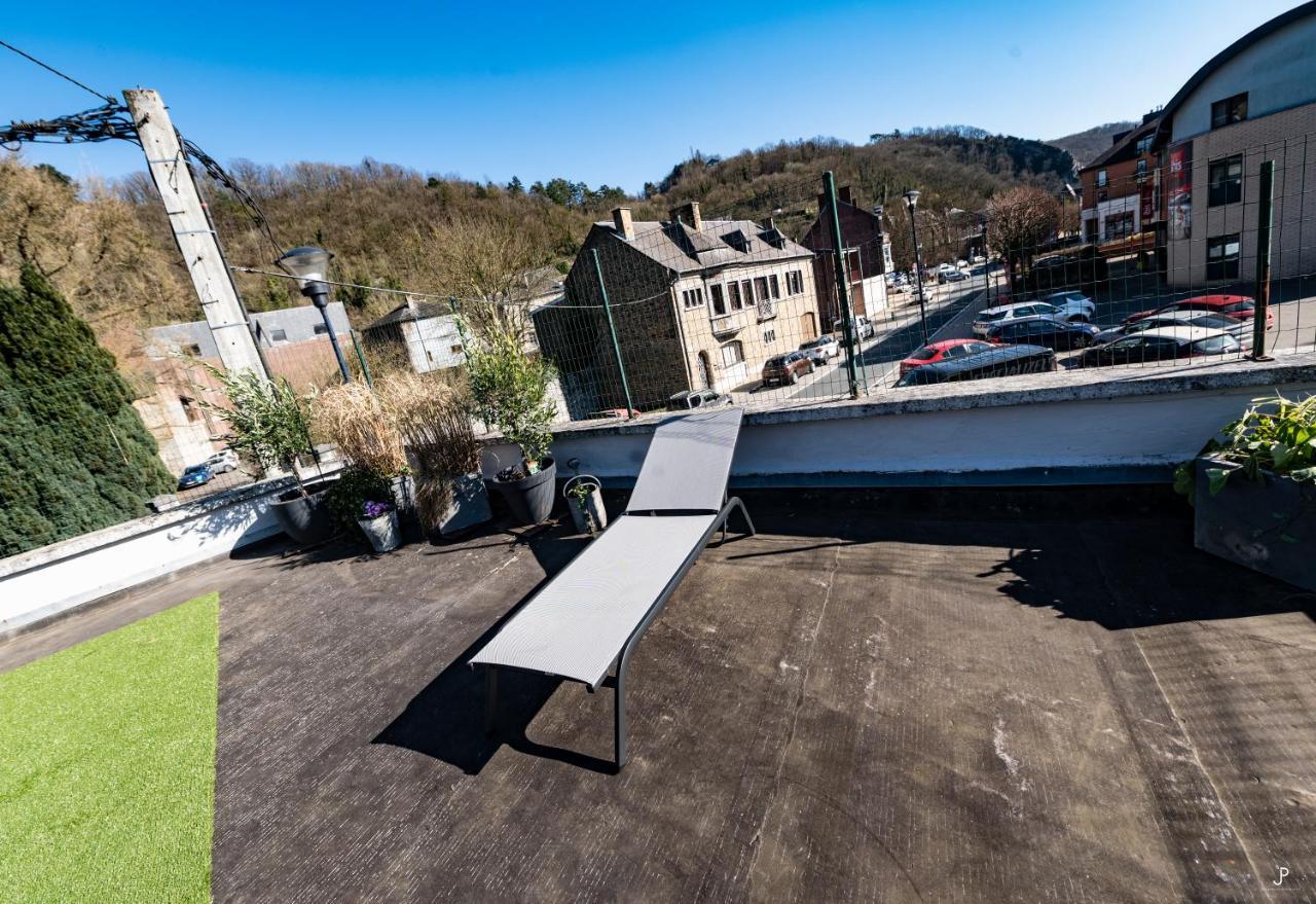 Les 3 Chapeaux Dinant 6P Les Canotiers 4P Avec Terrasse Le Melon 2P Sans Terrasse Bagian luar foto